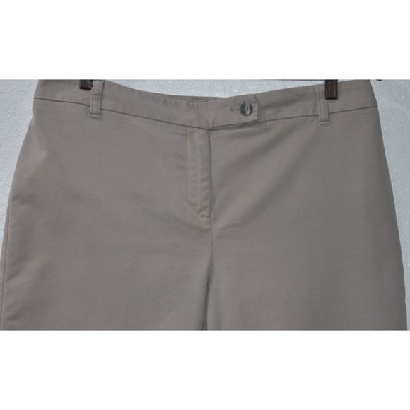 Chicos 2/Large Bermuda Shorts Flat Front Cotton Stretch Modest 11.5 inch inseam - Picture 9 of 16